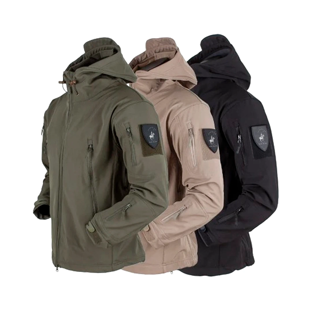 Casaca Táctica Softshell con Capucha – Polo